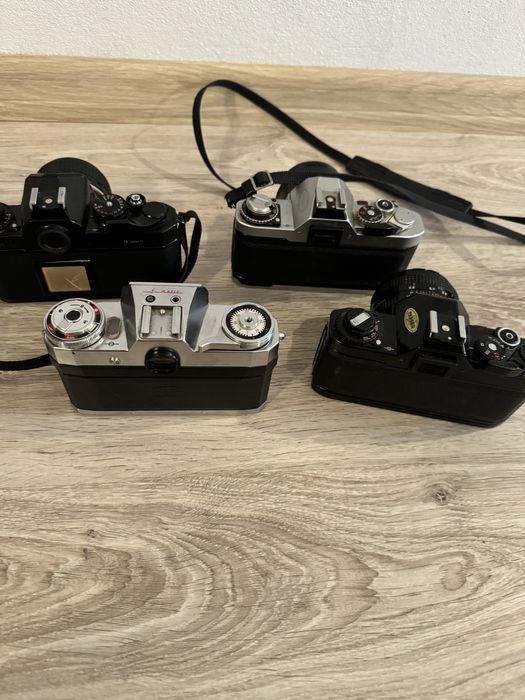 Canon AV-1,nikon,ZEISS IKON Contaflex aparate foto vechi