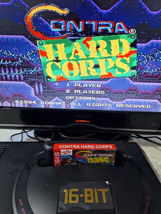 Contra Hard Corps caseta discheta clasica Sega Mega Drive Genesis