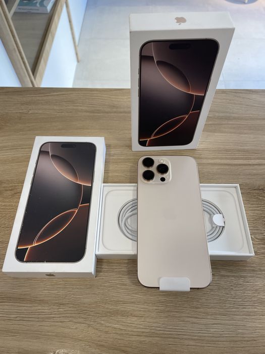 G Store Mobile! OFERTA: iPhone 16 Pro Max 256 GB,Desert,SIGILAT !