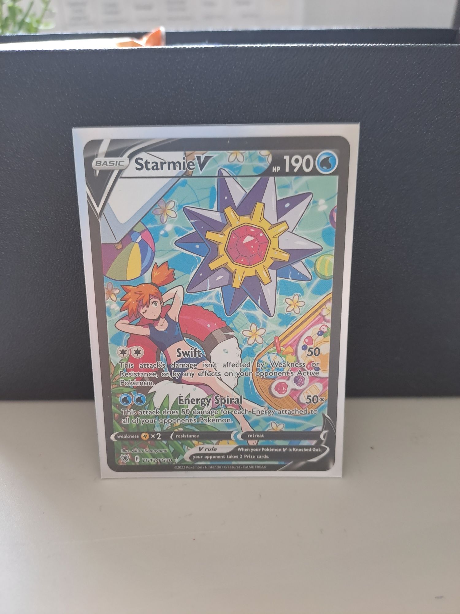 Starmie V Pokemon card