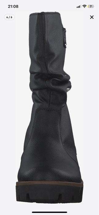 RIEKER BOTINE, piele, marimea 39