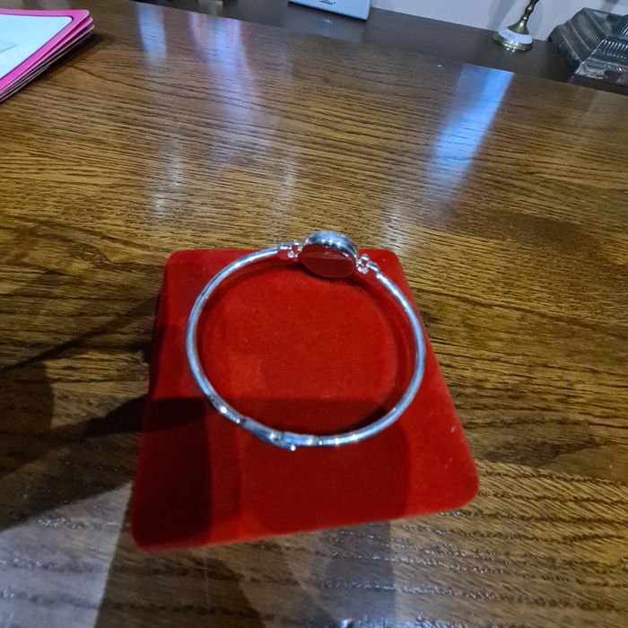 Oferta redus,ceas argint 925 nou,Claudia,quart la cutie,sidefat,superb