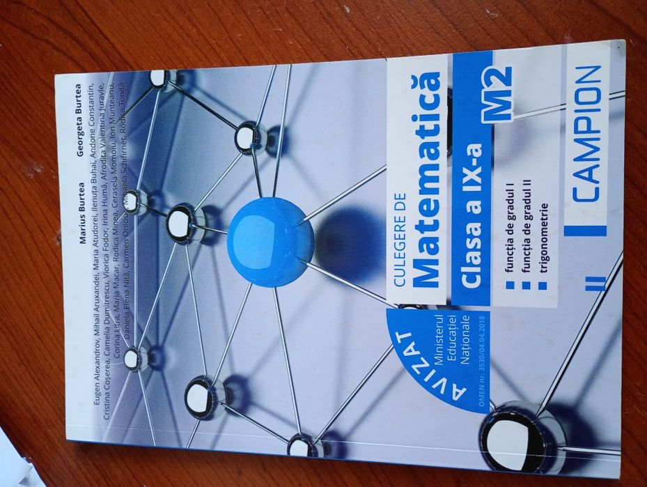 Culegere matematica clasa IX Campion