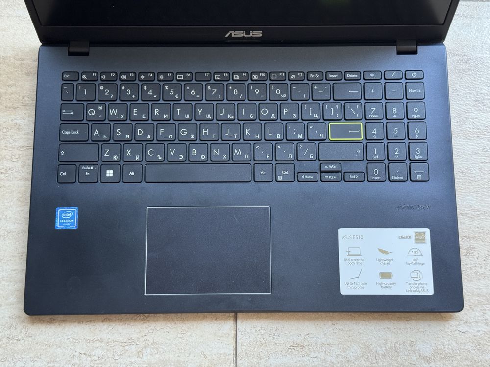 Asus E510MA 15,6” инча / 8GB RAM / 256GB SSD / Intel Celeron N4020
