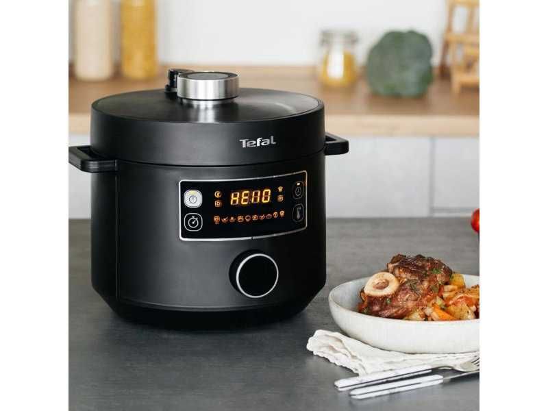 Мултикукър с 10 Програми Tefal CY7548 Turbo Cuisine  - 5L,  Черен