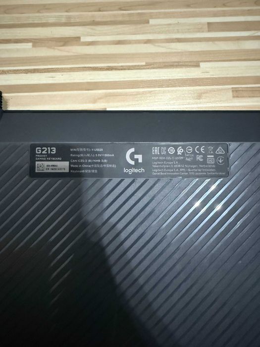 Tastatura gaming Logitech G213 RGB cu fir