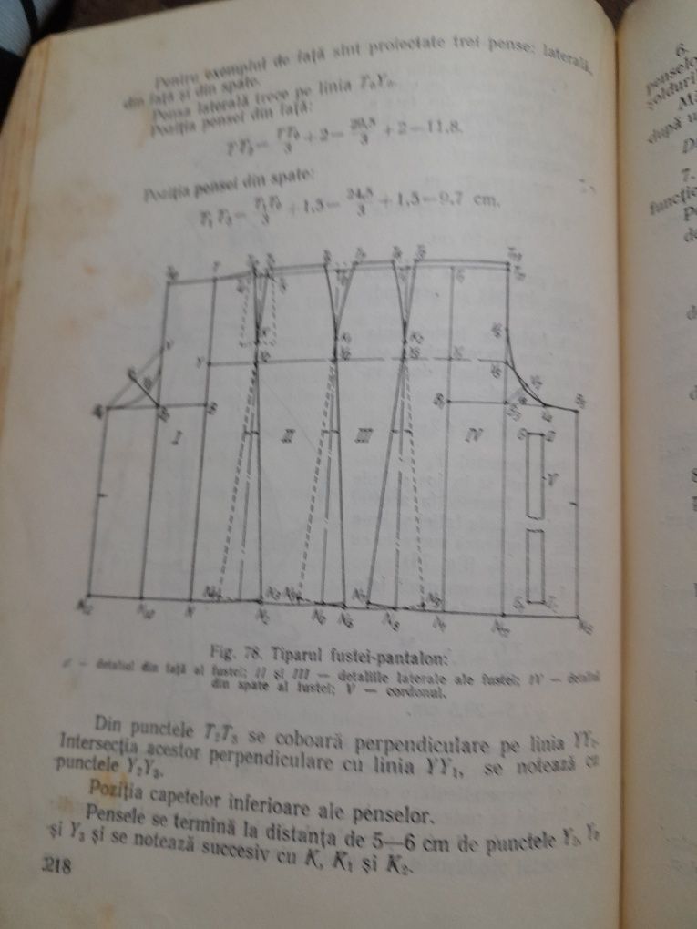 Carte - construirea tiparelor de rochii  editura tehnica 1957