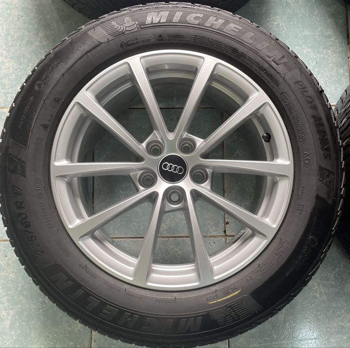 Jante aliaj R17 originale AUDI A6 C8 225/60/17 Iarna Michelin 2022