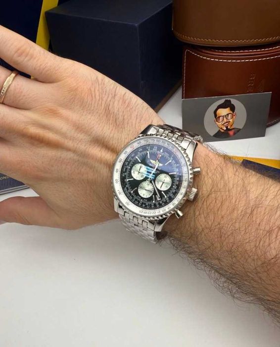 Breitling navitimer silver