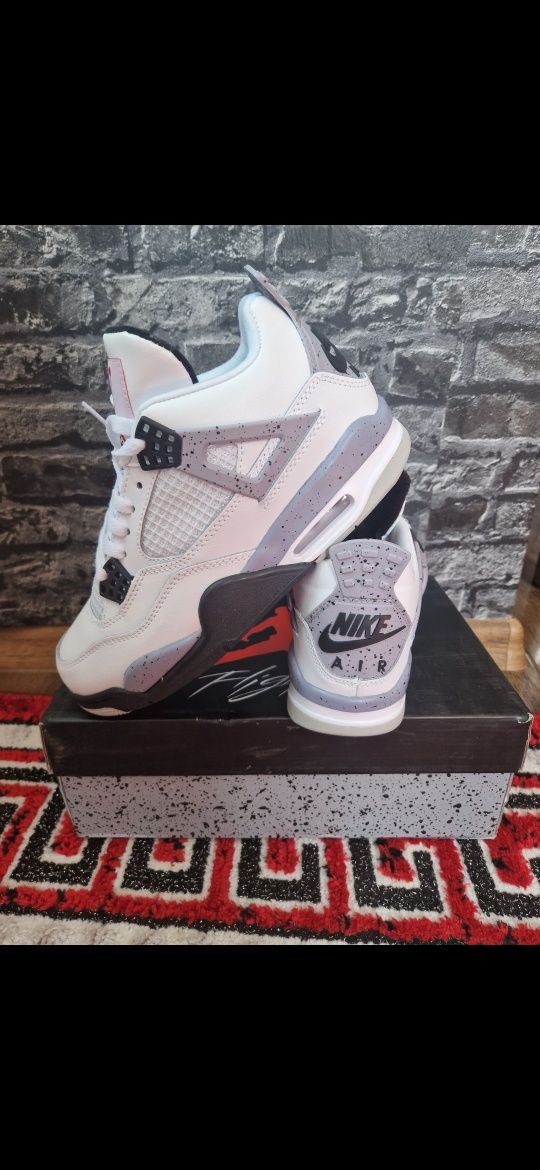 Jordan Retro4 White Cement