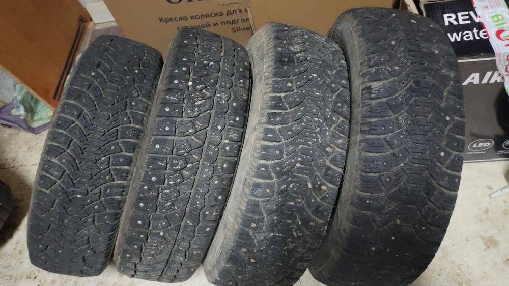 Продам б/у комплект зимних автошин марки Cordiant