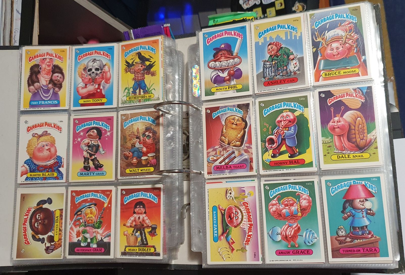 Garbage Pail Kids serii originale 4~5 complete ~ abțibilduri ~stickere