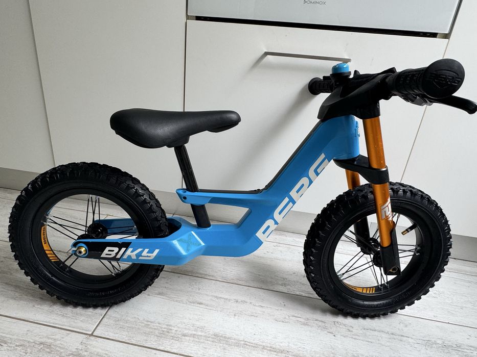 Bicicleta fara pedale BERG Biky Cross Albastru cu Frana de Mana