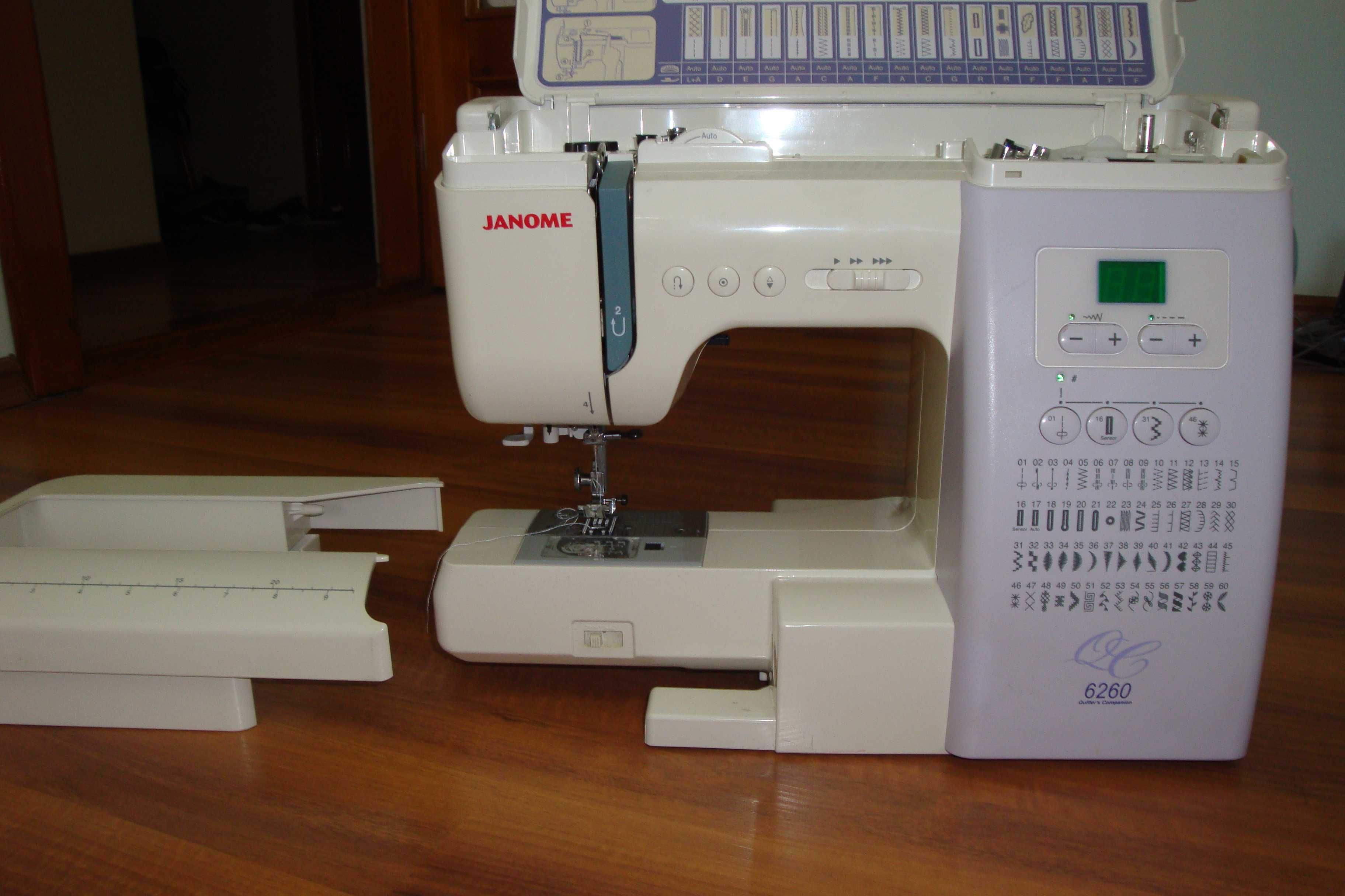 Швейно-вышивальная+квилтинг машинка Janome 6260 QC