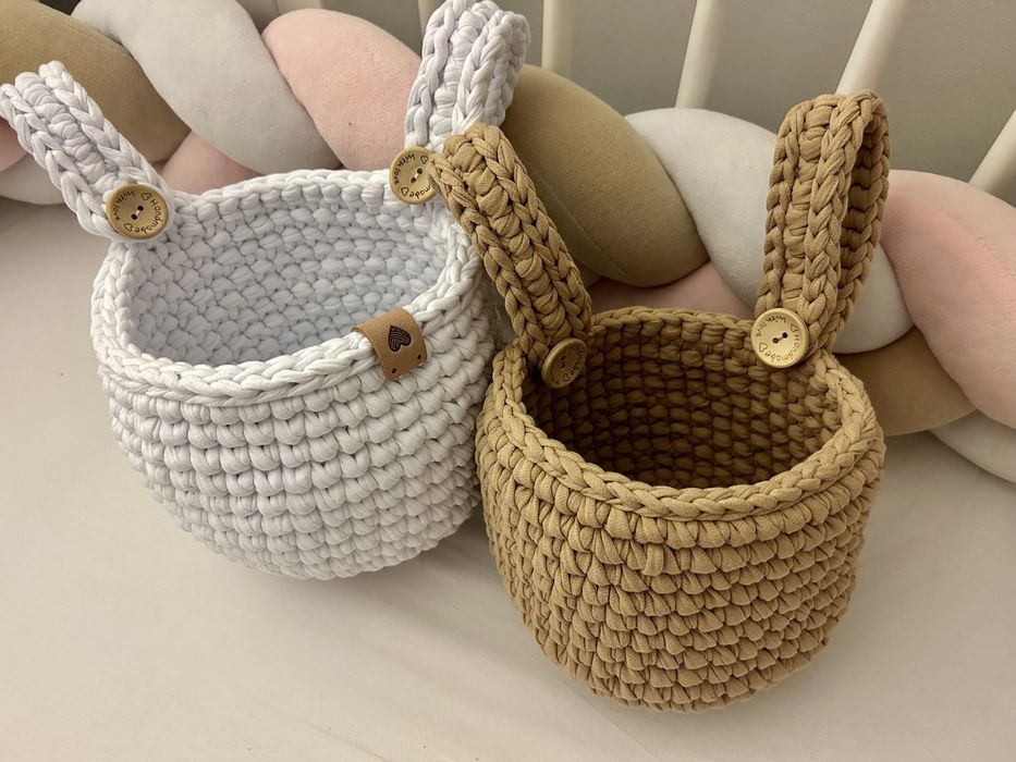 Coșulețe croșetate 100% bumbac