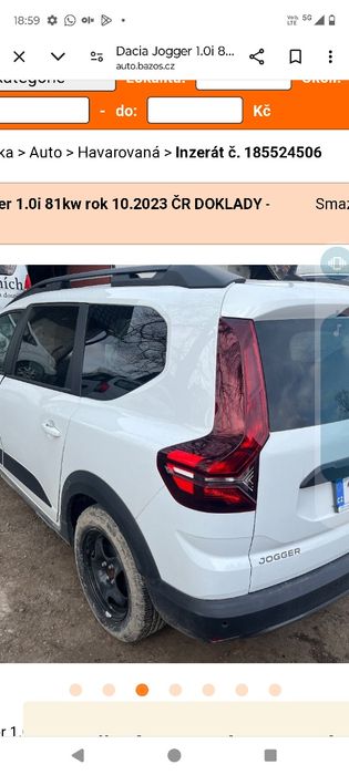 Dezmembrez Dacia Jogger