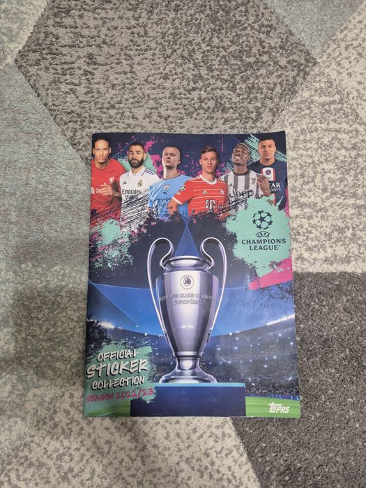 Подарявам албум за стикери Champion League
