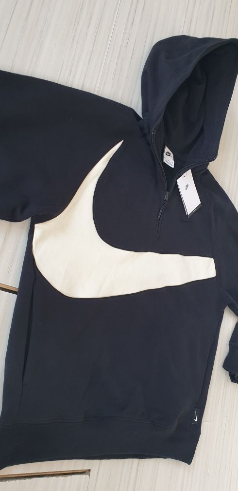 Nike Swoosh 1/2 Zip Hoodie Loose Fit / M НОВО! ОРИГИНАЛ! Мъжки Суичер!