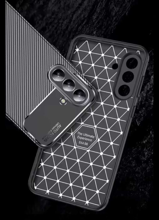 Husa Samsung A26 / A36 / A55 / A56 / Model Carbon / Protectie Camera