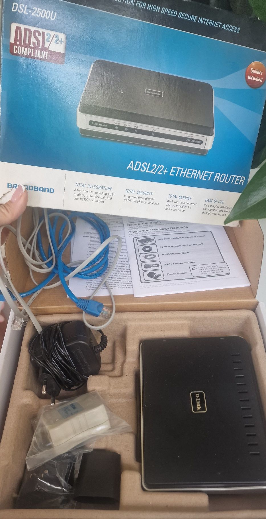 Модем D LINK DSL-2500U