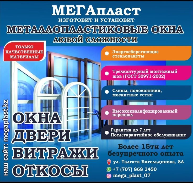 Окна пластиковые немецкие.