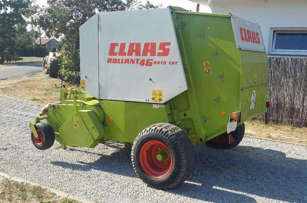Presa Claas Rolland 46 Rotocut balot 120x120 Plasa Tocator Pickup 2 m