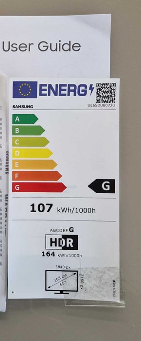 Телевизор SAMSUNG UE-65DU8072 UB