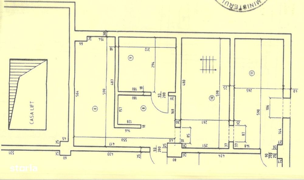 Spatiu comercial demisol, 455 mp, Rovine zona Liceul Basarab