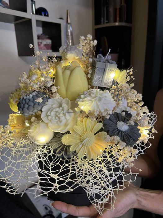 Ароматни фигури от соев восък