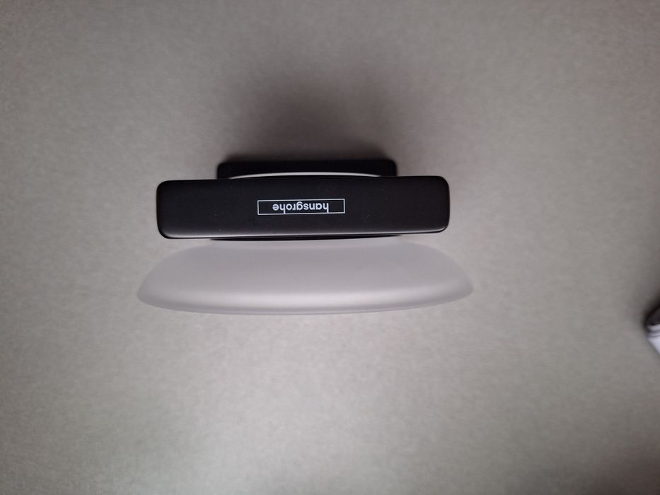 HANSGROHE  Стъклена сапуниера 107х91х16мм за баня, черен мат