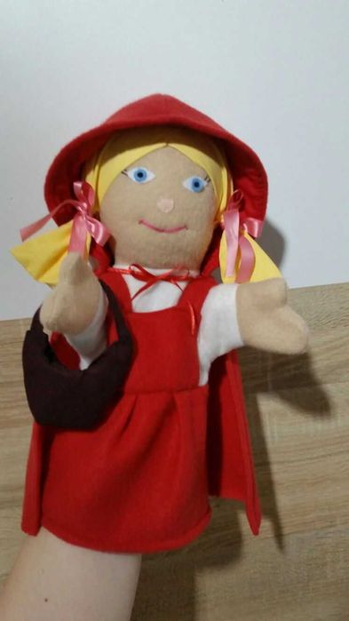 Scufița Roșie-Păpușă de mână/marionetă,/38x32cm