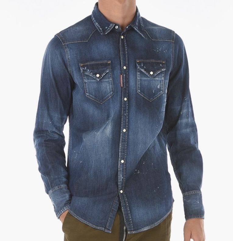 Dsquared2-Denim Classic Western Shirt