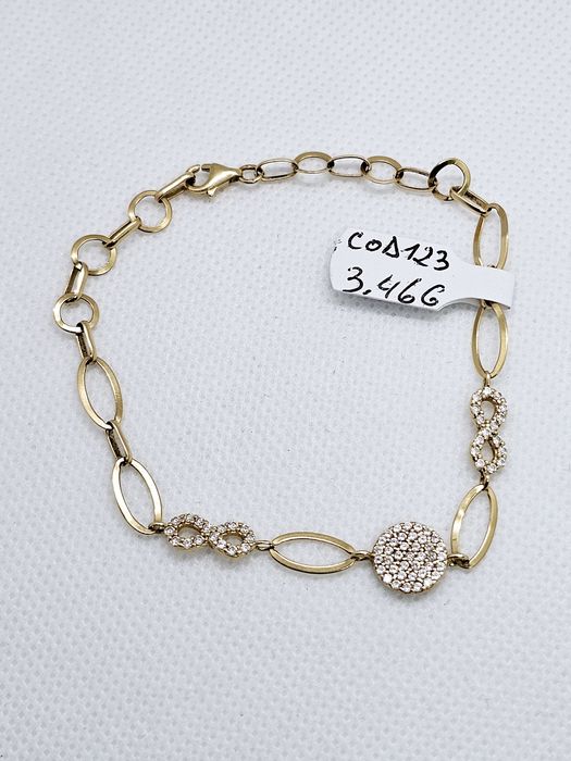 Vand bratara dama din aur 14 k 3.46 g cod 123