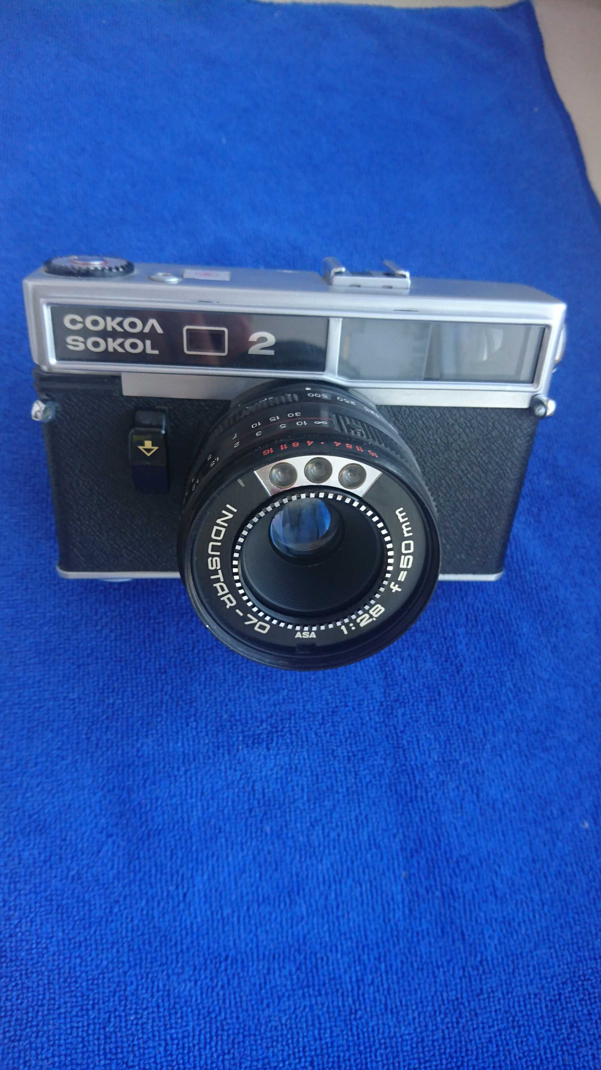 Пленочный Фотоаппарат Сокол 2 сделано в СССР Фотоаппарат Сокол 2