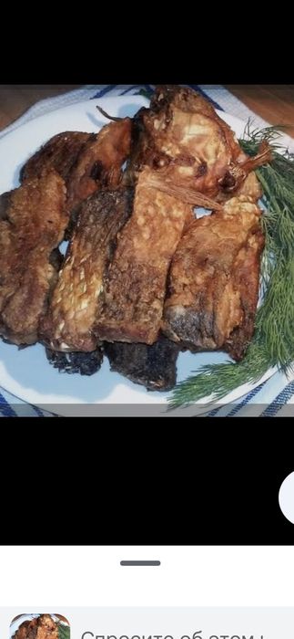 Жаренная рыба. Рыбалка со сковородки