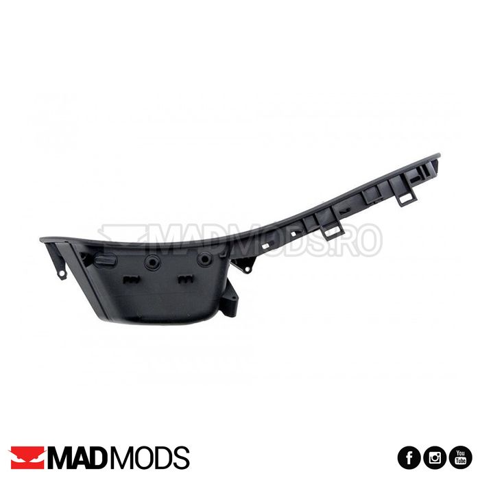 Set 4 manere interior portiere BMW Seria 5 F10 F11, Negre Crem Maro