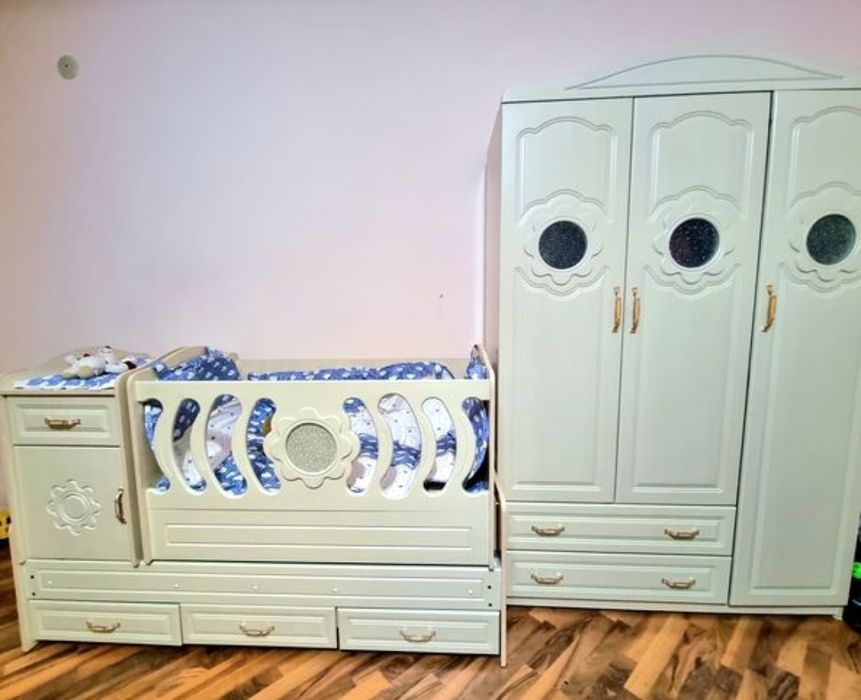 Детская мебель трансформер со шкафом