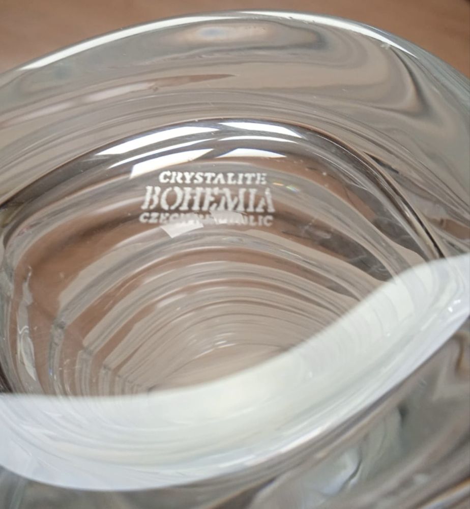 Ваза хрустальная Bohemia, высота 32 см