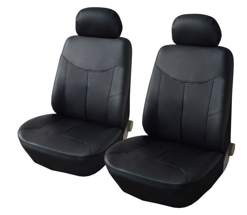 Универсална авто тапицерия калъфи за предни седалки от еко кожа