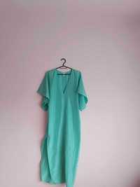 Rochie verde menta H&M, lunga,marimea S