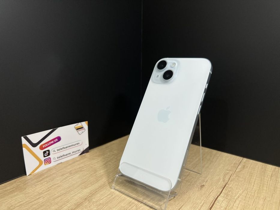 Iphone 15 128Gb Blue Second-Hand Foarte Bun 3 ani garanție, Telefoane