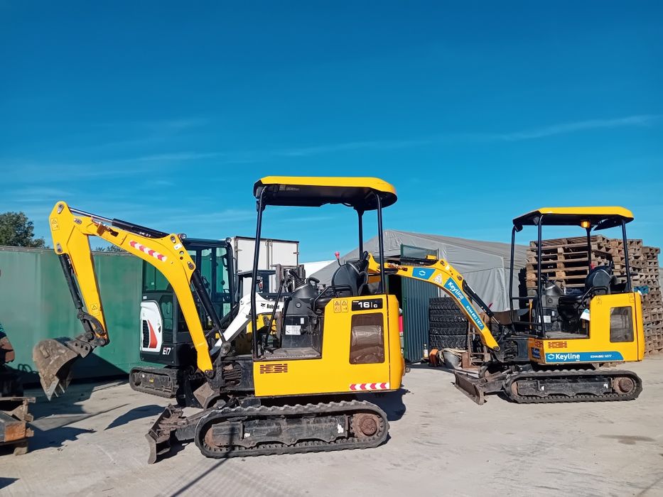 Miniexcavator JCB 16C1 an 2021  1100ore 3 cupe