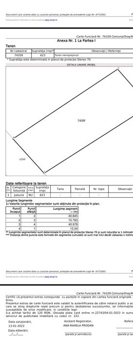 Teren 450mp intrav. sat Apahida, cu bransamente Apa,Canal,Gaz,Trifazic
