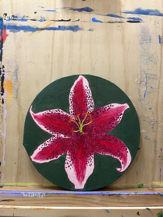 картина на кръгло платно