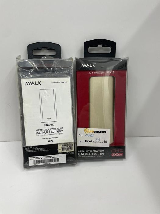 Acumulator extern iWalk Chic 3000, 3000 mAh, USB -I-