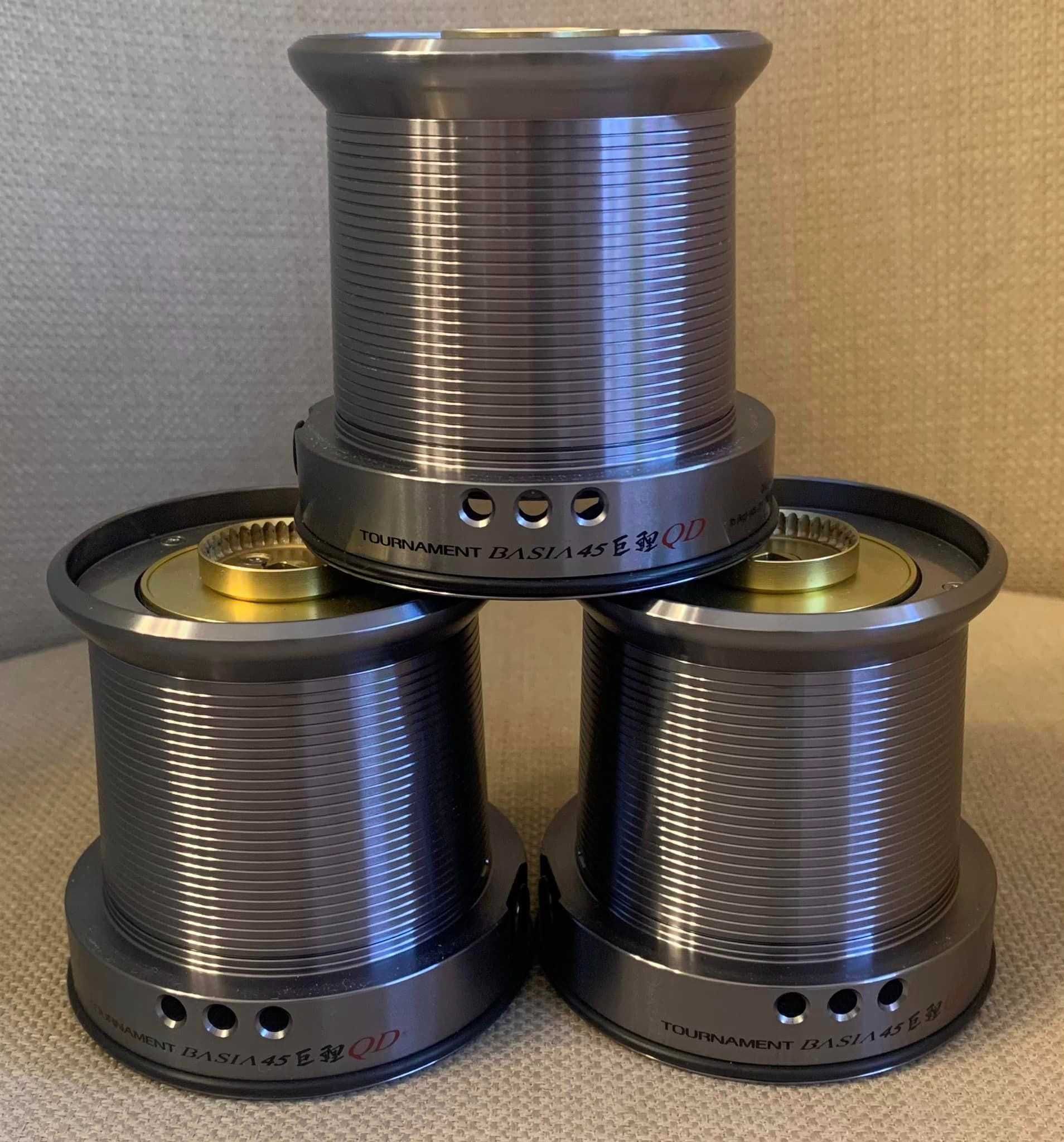 Нови шпули 3бр.за Daiwa Basia 45 QD