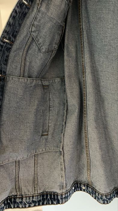 Дълго дънково яке, не е носено