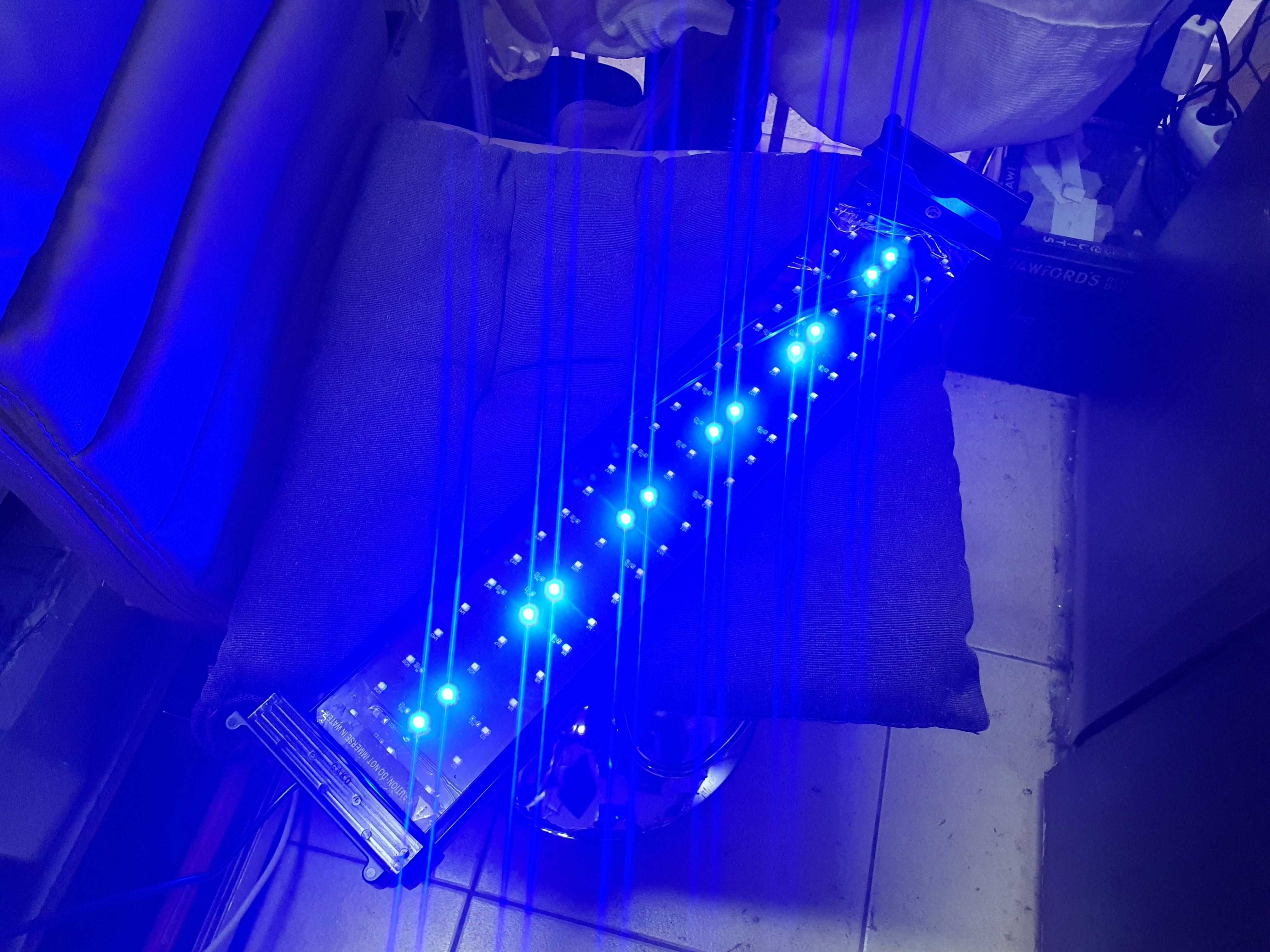 Нови LED лампи за аквариум ZJL 60 LED от 60см до 75см 2 Режима на Рабо
