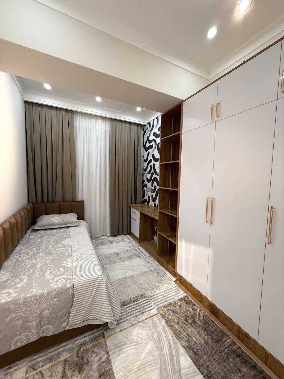 Новостройка, 80 м², 3-к, евро, 9 эт, Себзар, 120к$`