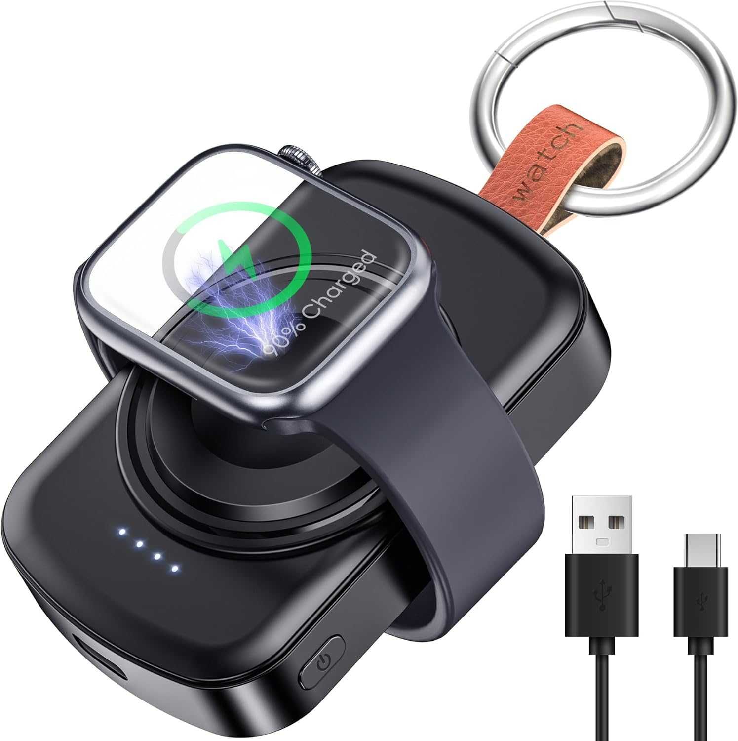Преносимо безжично зарядно устройство за Apple Watch1800mAh Power Bank